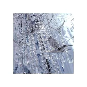 Hebras con gemas de vidrio acrílico transparentes KinHom
