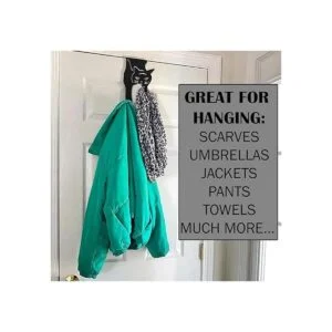 Gancho para colgar en la puerta forma de gato doble