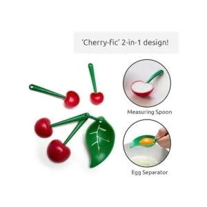 OTOTO Mon Cherry Cucharas medidoras y separador de huevos