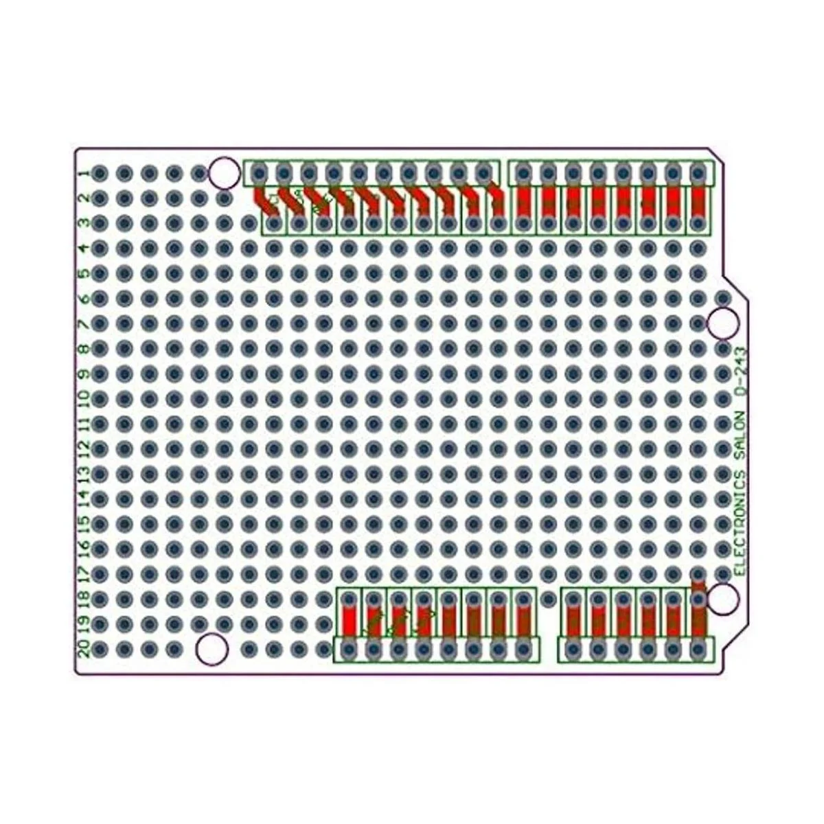 CZHLABS Prototipo de PCB para Arduino UNO R3 Shield Board_3