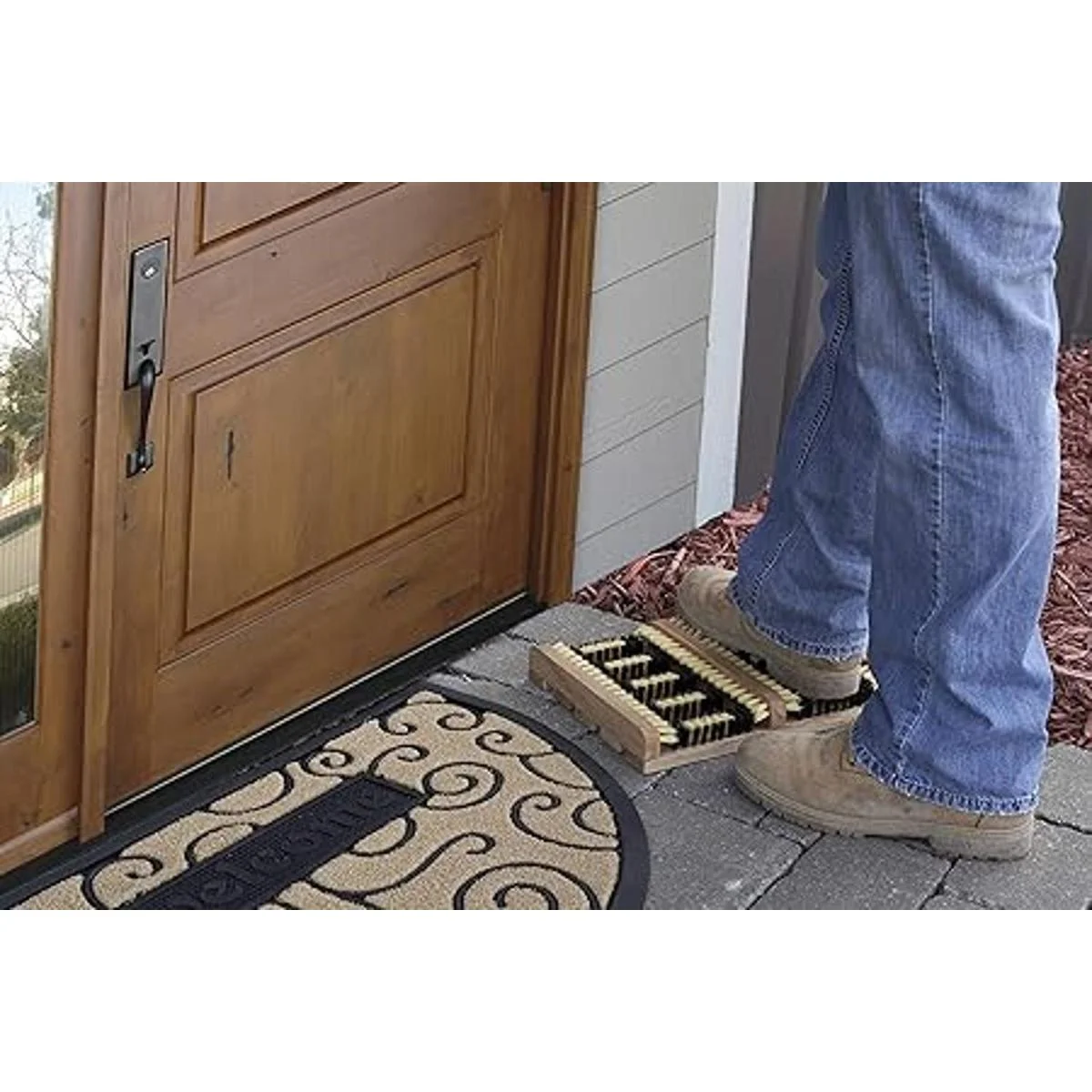 Superio Raspador de zapatos y botas cepillo limpiador de_4