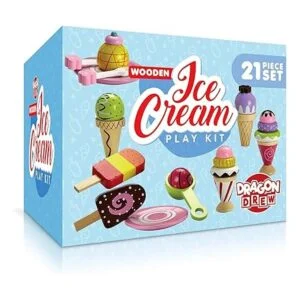 Playset de helado de fantasía hecho 100 de madera_6