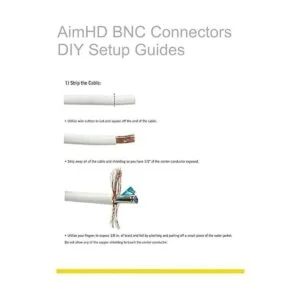 DIY aimhd 10 Pack Conectores BNC macho COAX Terminal_4