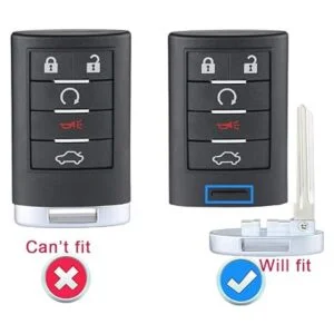 Keyecu Llavero inteligente de repuesto con 5 botones para_2