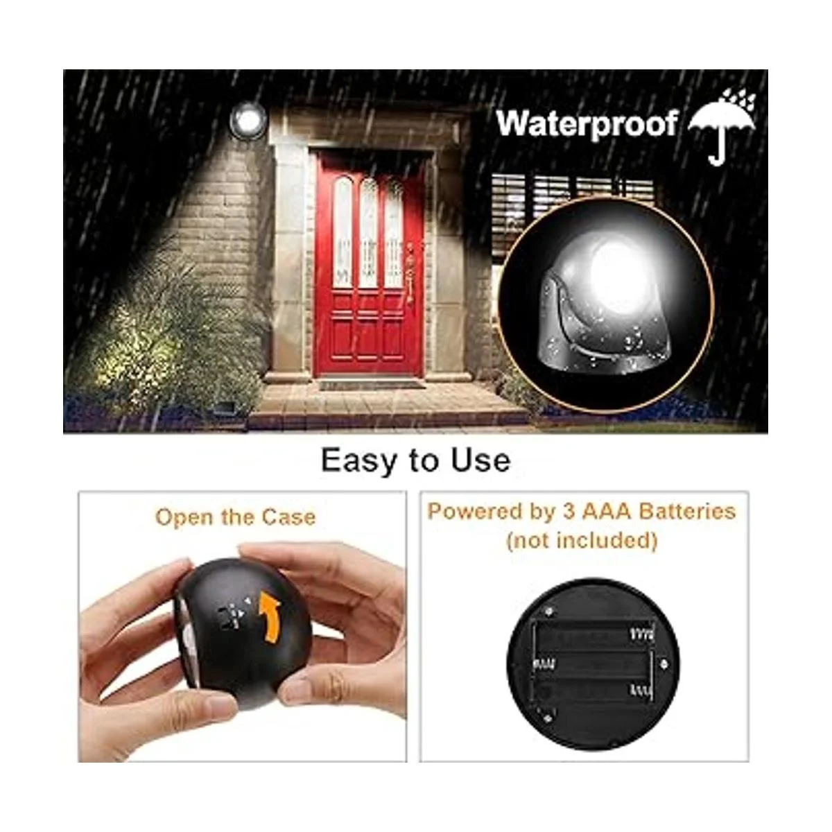 ProGreen 6000K Lámpara de pared con sensor de movimiento_3