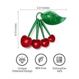 OTOTO Mon Cherry Cucharas medidoras y separador de huevos