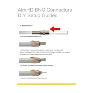 DIY aimhd 10 Pack Conectores BNC macho COAX Terminal_5