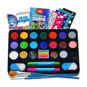 Blue Squid Kit de pintura facial para niños 22 colores_1
