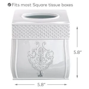 Creative Scents Funda cuadrada para caja de pañuelos El