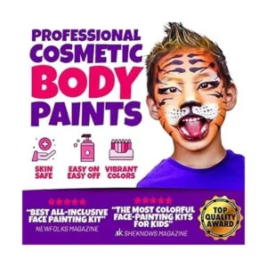 Blue Squid Kit de pintura facial para niños 22 colores_3