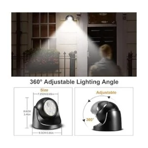 ProGreen 6000K Lámpara de pared con sensor de movimiento_4