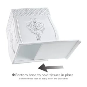 Creative Scents Funda cuadrada para caja de pañuelos El