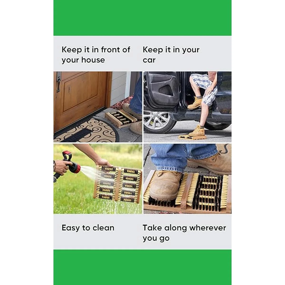 Superio Raspador de zapatos y botas cepillo limpiador de_2