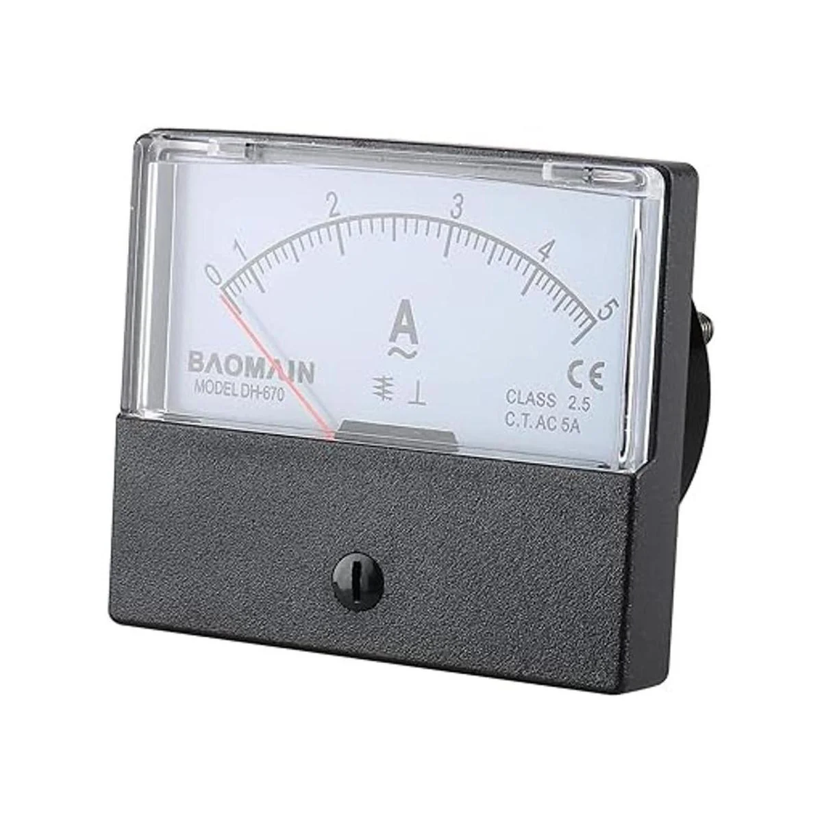 Baomain Ammeter DH670 AC 05A Panel de aguja de amperaje_3