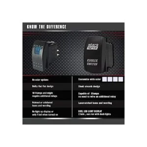 Stark Interruptor de balancín LED con retroiluminación_2