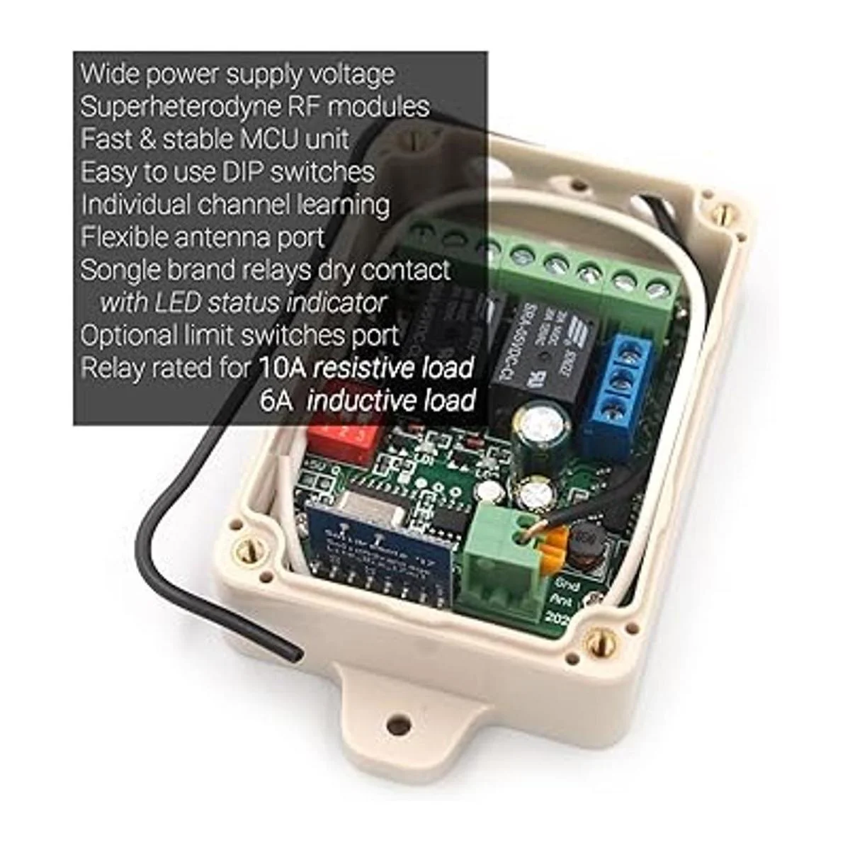 Solidremote receptor universal de radiofrecuencias de 12
