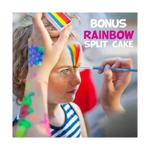 Blue Squid Kit de pintura facial para niños 22 colores_5