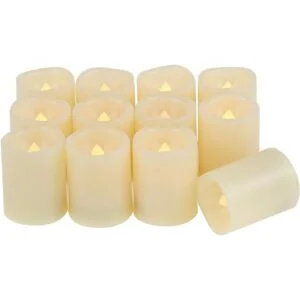 Candle Choice 12 unidades de velas sin llama velas de_1