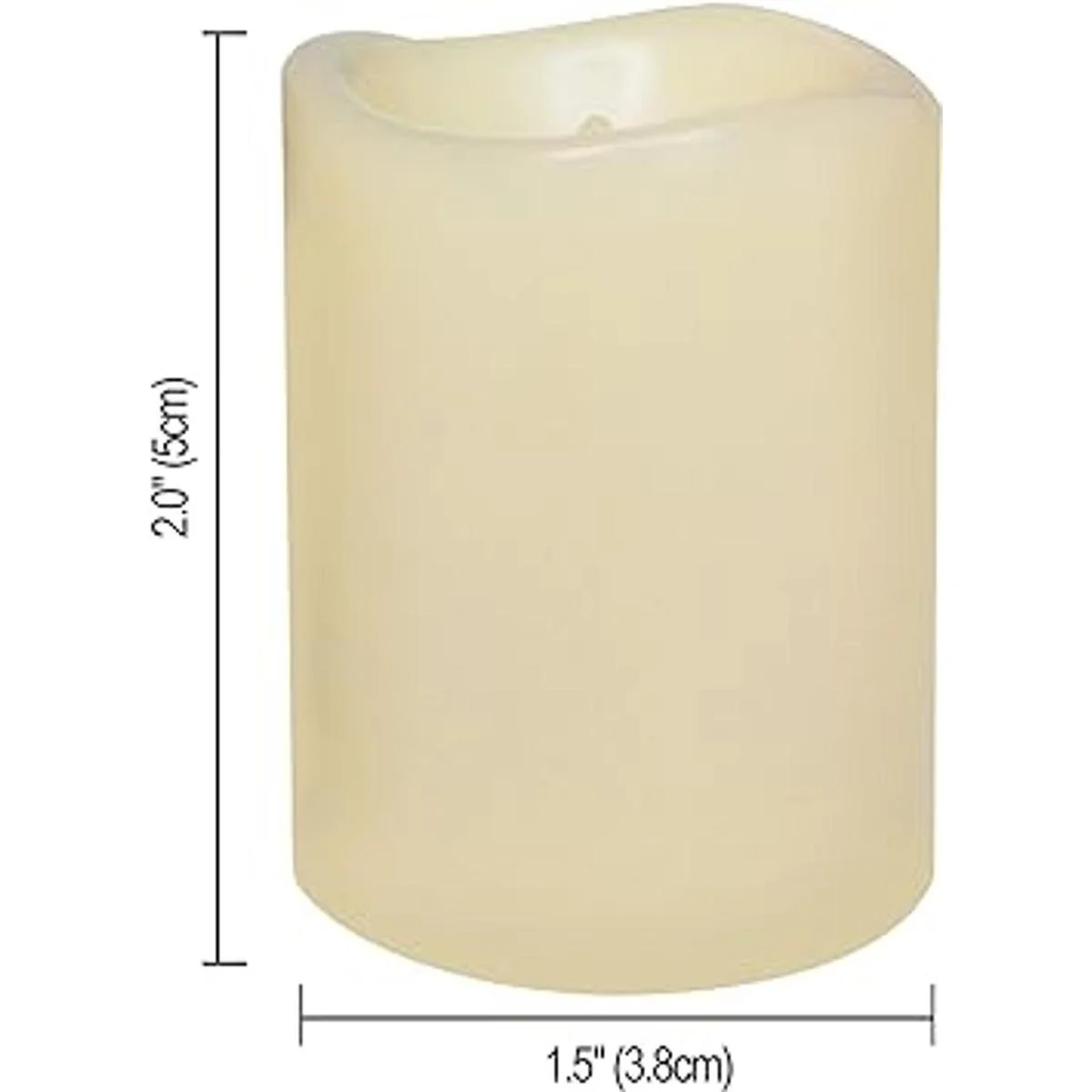 Candle Choice 12 unidades de velas sin llama velas de_5