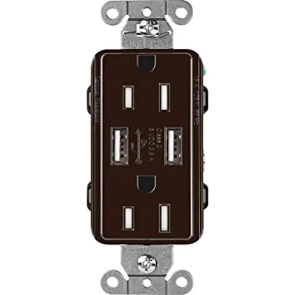 Lutron Claro Toma de corriente USB dúplex de 15_1