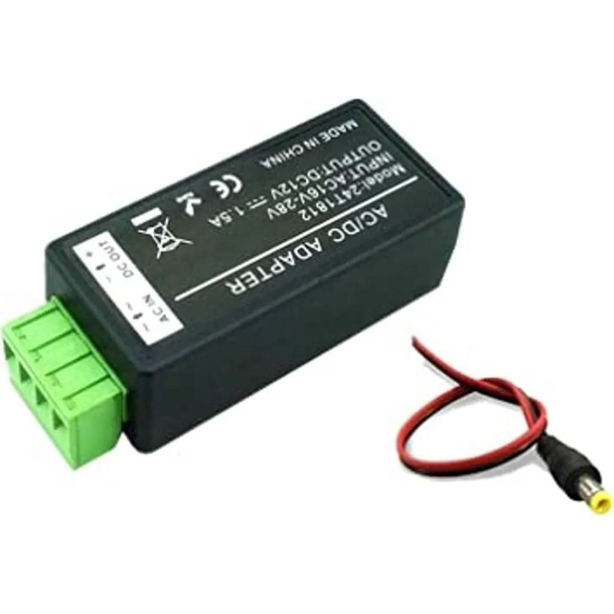 BeElion Convertidor de 24 V CA a 12 V CC adaptador de_1