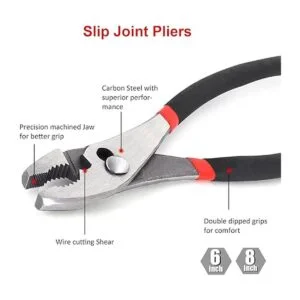 FASTPRO Juego de alicates y llaves de 7 piezas incluye