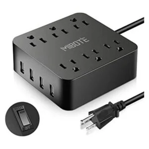 Regleta con USB Mibote Smart 4 Outlet Power Strip con_1