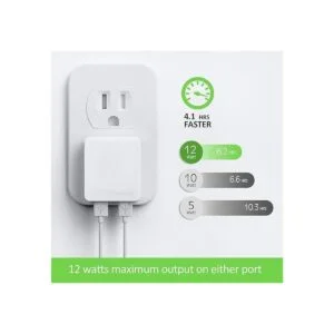 Nekmit cargador de pared USB de doble puerto muy_3