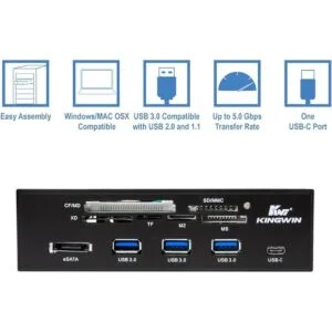 Controlador de refrigeración KingWin Negro_6