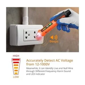 Neoteck Bolígrafo probador de voltaje de CA sin contacto_2