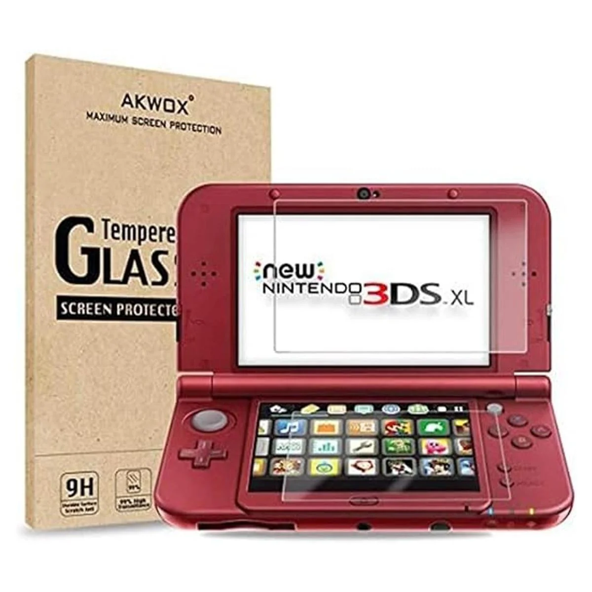 Protector de pantalla LCD superior de vidrio templado 2 en_1