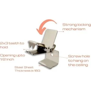 RUG CLIPS Wise LINKERS Pinza para colgar 10 piezas_3