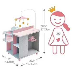 Olivias Little World Estación de cambiador de muñeca con_2