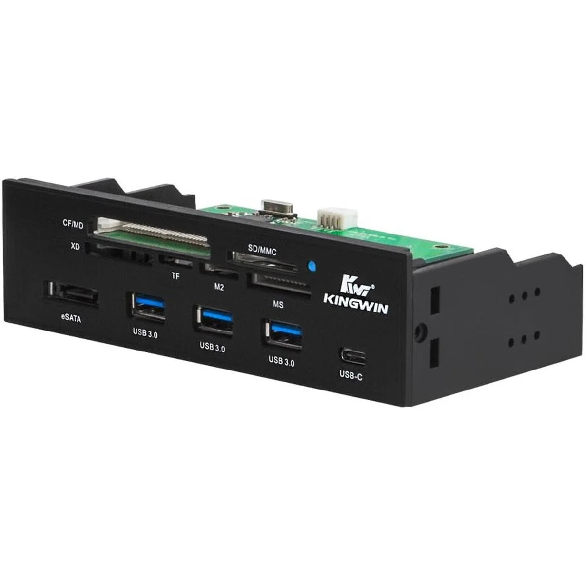 Controlador de refrigeración KingWin Negro_1