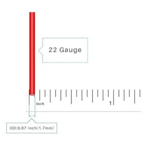 BNTECHGO Carrete de alambre de silicona calibre 22 de 100