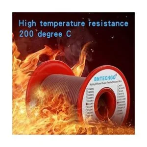 BNTECHGO Carrete de alambre de silicona calibre 22 de 100