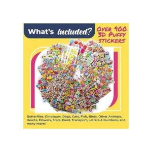 Purple Ladybug Calcomanías 3D hinchadas para niños a_4