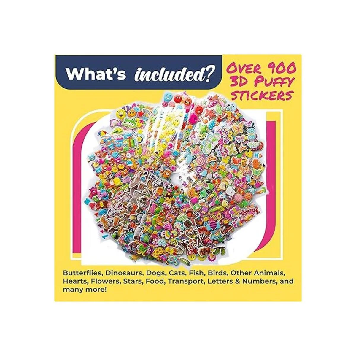 Purple Ladybug Calcomanías 3D hinchadas para niños a_4