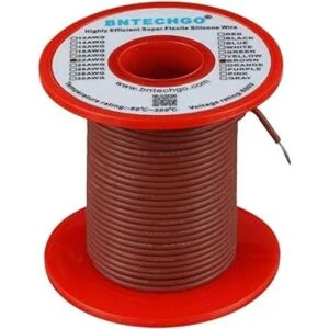 BNTECHGO Carrete de alambre de silicona calibre 22 de 100