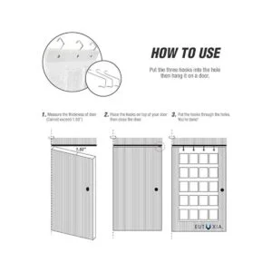 Eutuxia Organizador de 24 bolsillos para colgar con 3_5