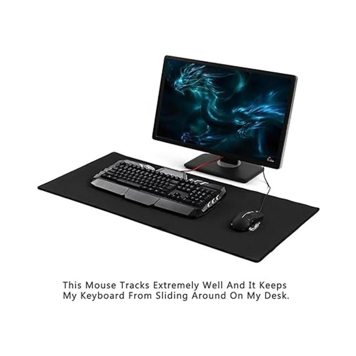 Tapete para mouse Cmhoo extragrande de goma