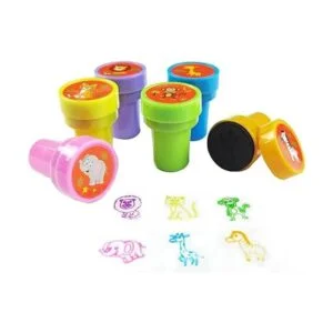 Tiny Mills 24 sellos de animales de safari en la selva_2