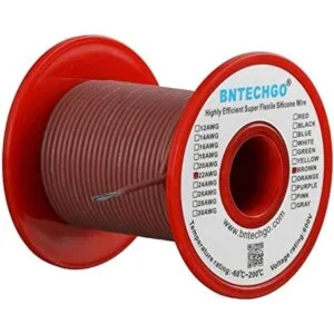 BNTECHGO Carrete de alambre de silicona calibre 22 de 100