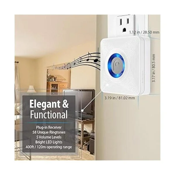 Fosmon Wavelink 51007HOM Timbre inalámbrico para puerta_3