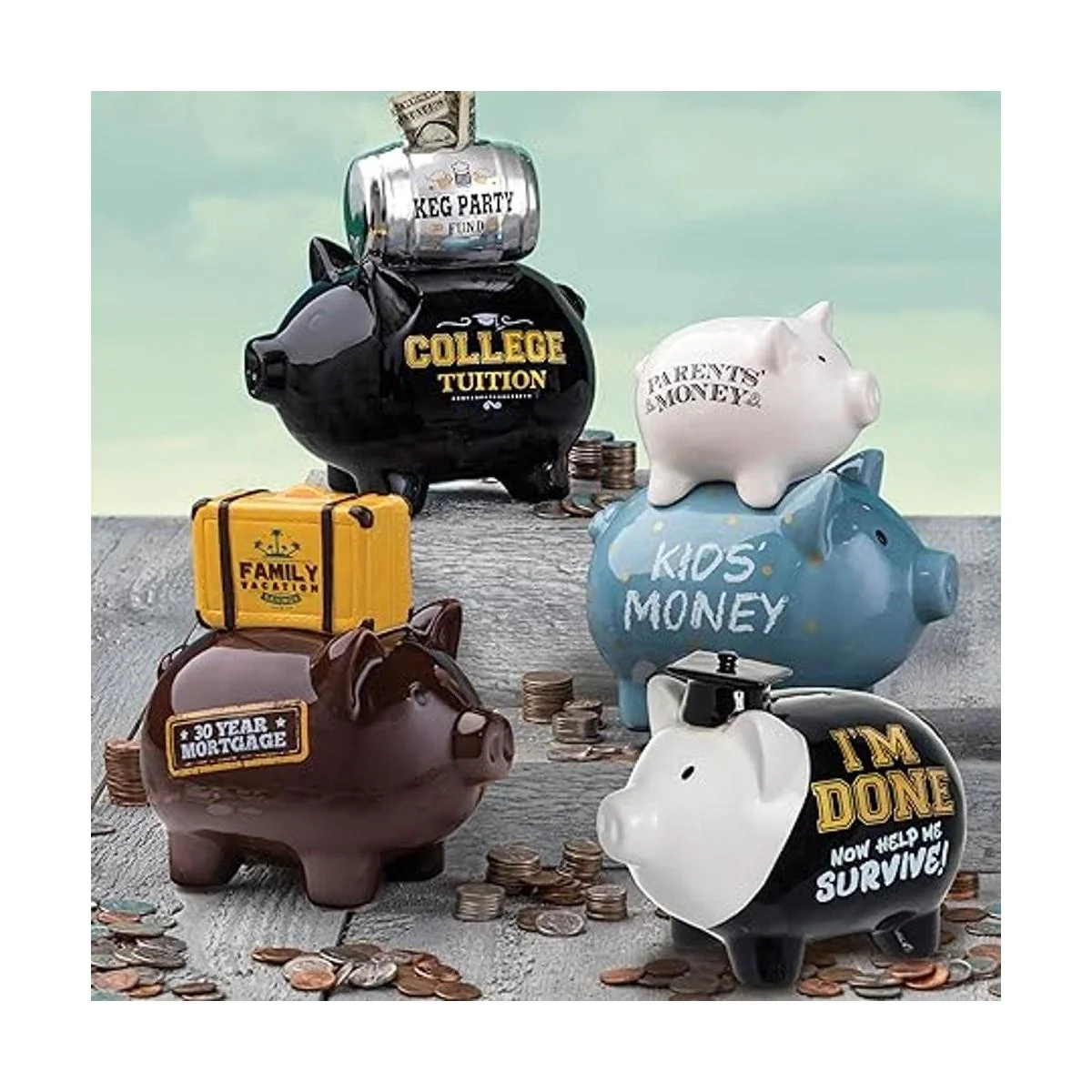 PRINZ College TuitionKeg Hucha para fiesta color negro_2