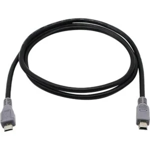 CERRXIAN Cable USB OTG tipo micro macho a mini macho