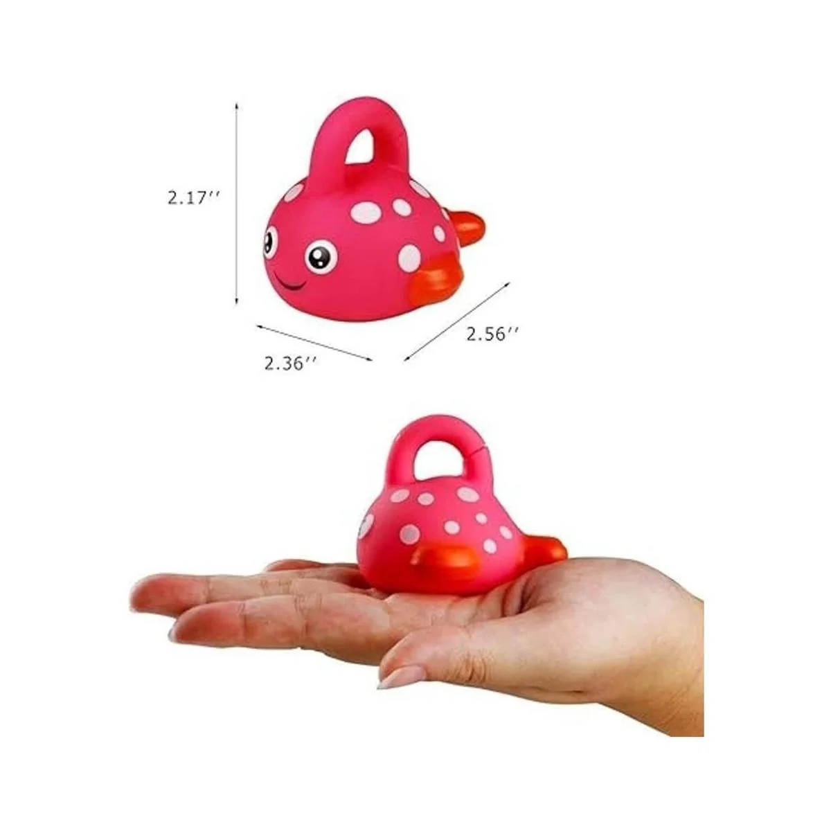 Juego de pesca para ducha y baño con lindos peces con_2