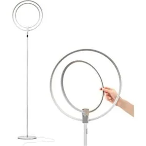 Brightech Lámpara de pie LED Eclipse Los anillos de luz_1