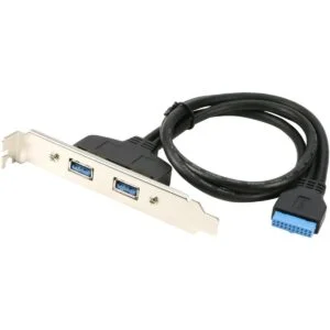 RIITOP 2 puertos USB 3.0 hembra panel trasero a MB 20pin_1