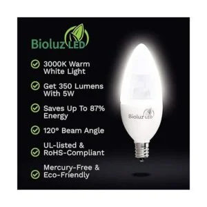 Paquete de 6 bombillas de candelabro de 40 W 5 W_4